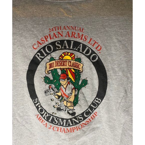 Caspian Arms LTD Rio Salado Sportsman Club 24th Annual Championship Tee Mens XL - Picture 6 of 9